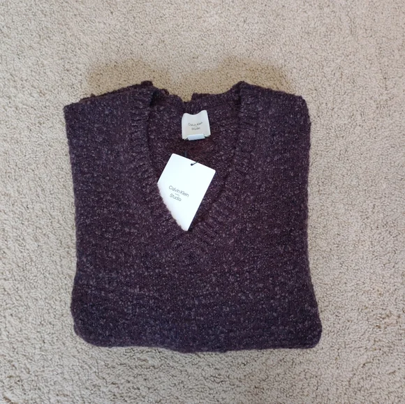 NEW Calvin Klein Studio Wool Sweater